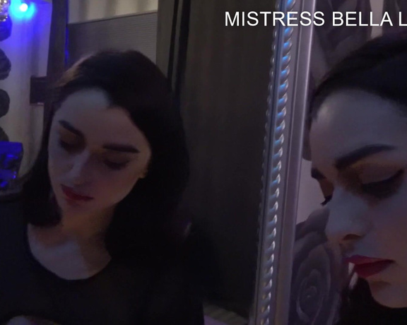 Mistress Bella Lugosi aka missbellalugosi OnlyFans - Mistress slowly applies one of her favorite deep red Chanel Lipsticks in the mirror of the