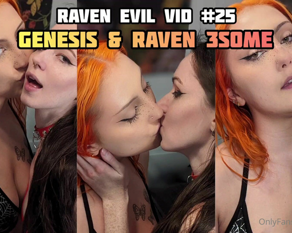 Goddess Raven Evil aka evilraven OnlyFans - DM me about it 40min 3some is SO fucking hottt