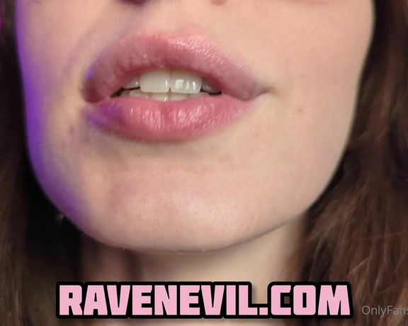 Goddess Raven Evil aka evilraven OnlyFans - NEW Spit Fetish Kissing + Ass Eating Custom  Sloppy wet kisses, I know you need