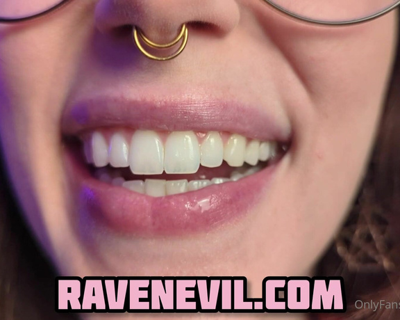 Goddess Raven Evil aka evilraven OnlyFans - NEW Spit Fetish Kissing + Ass Eating Custom  Sloppy wet kisses, I know you need