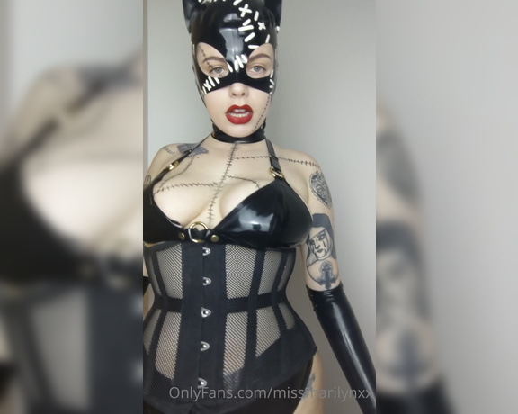 Miss Marilyn aka missmarilynxx OnlyFans - Latex Catwoman JOI for penis owners