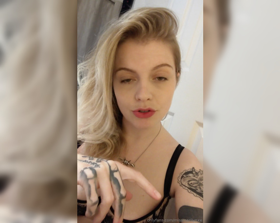 Miss Marilyn aka missmarilynxx OnlyFans - IMPORTANT ANNOUNCEMENT  CUM BAN TASK