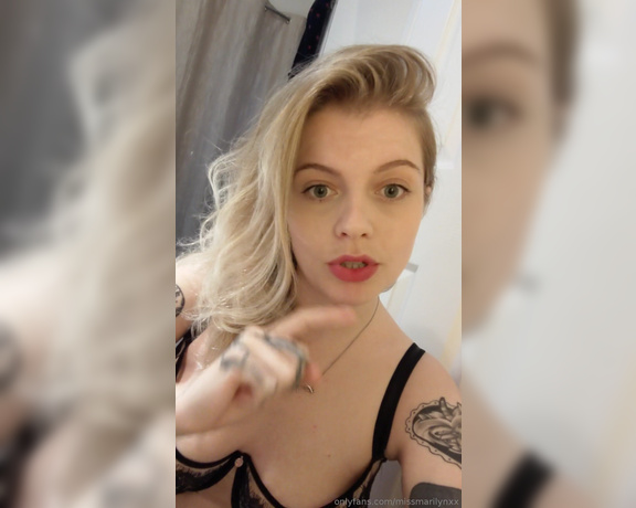 Miss Marilyn aka missmarilynxx OnlyFans - IMPORTANT ANNOUNCEMENT  CUM BAN TASK