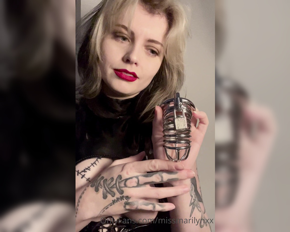 Miss Marilyn aka missmarilynxx OnlyFans - There are 2 types of chastity submissives in my life…