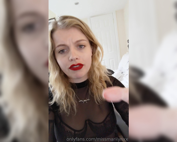 Miss Marilyn aka missmarilynxx OnlyFans - Information for those interested in the Cum Ban Task starting tomorrow