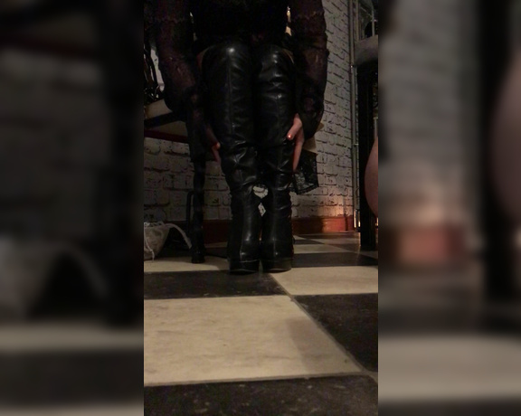 Mistress Athena aka mistressathena OnlyFans - Kneel and Bow & listen & Learn and Obey POV instructions on Boot Worship