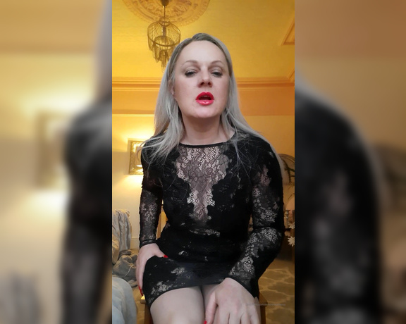 Mistress Athena aka mistressathena OnlyFans - #joi Mistress in lace dress gives instructions tons on #joi