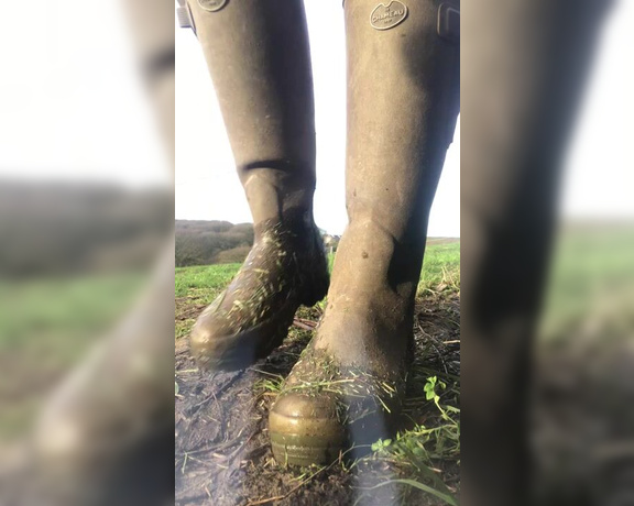 Mistress Athena aka mistressathena OnlyFans - Dirty outdoor Boots, what ever state my boots are in no matter how mucky and filthy