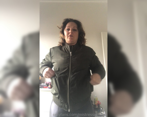 Mistress Athena aka mistressathena OnlyFans - Here is a clip made for one of my fans who loves bomber jackets, I decided