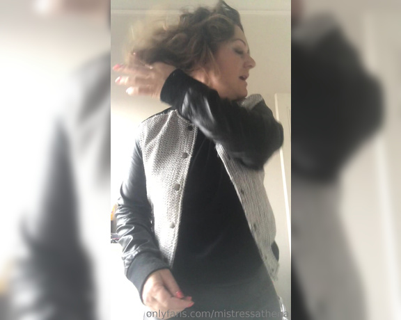 Mistress Athena aka mistressathena OnlyFans - Here is a clip made for one of my fans who loves bomber jackets, I decided