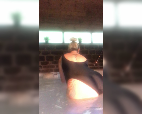 Mistress Athena aka mistressathena OnlyFans - Peaches hot tubs , naughty males, and a tight costume mmmm