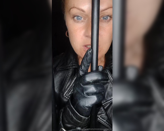 Mistress Athena aka mistressathena OnlyFans - POV Leather Gloves Leather attire You belong to me now #GloveFetish #LeatherFetish #PowerfulWoman