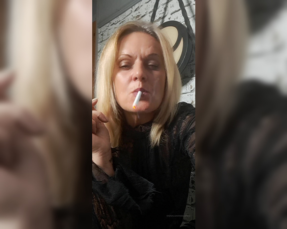 Mistress Athena aka mistressathena OnlyFans - My ash needs your mouth open it Smoking