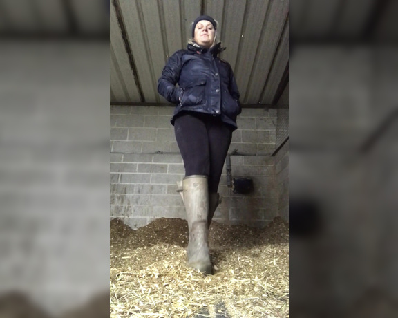 Mistress Athena aka mistressathena OnlyFans - Filthy wellington boot fetish, outdoors and talking directly to you, follow instructions & listen carefully