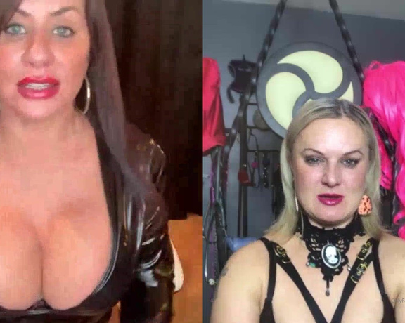 Mistress Athena aka mistressathena OnlyFans - The discussion between 2 Mistresses about sex life , and the size of penis or lack