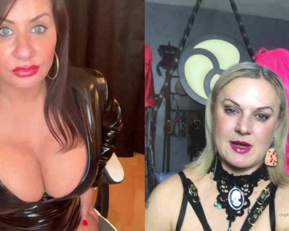 Mistress Athena aka mistressathena OnlyFans - The discussion between 2 Mistresses about sex life , and the size of penis or lack