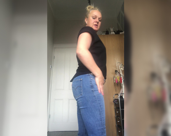 Mistress Athena aka mistressathena OnlyFans - Worship my denim clad bottom in my figure fitting Levi’s Pov clip Face sitting clip Mistress looking