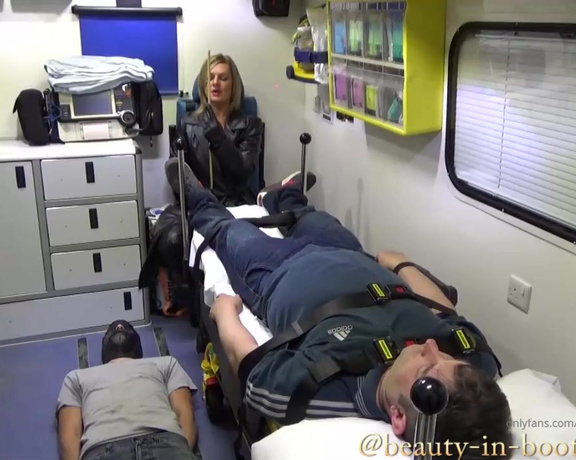 Mistress Athena aka mistressathena OnlyFans - It all happens inside this Ambulance