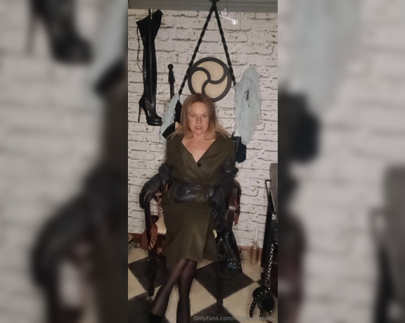 Mistress Athena aka mistressathena OnlyFans - Nylon Fetish POV What are these beautiful nylons underneath my trench coat Would you like