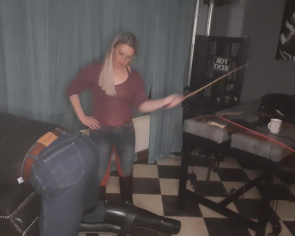 Mistress Athena aka mistressathena OnlyFans - On to the the next set This rt session Both in denim jodhpur Both in classic