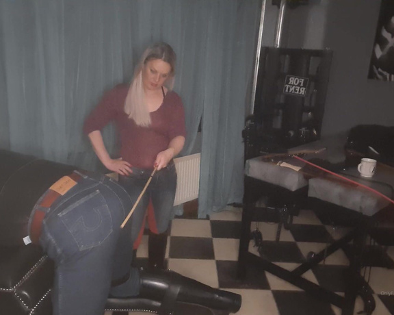 Mistress Athena aka mistressathena OnlyFans - On to the the next set This rt session Both in denim jodhpur Both in classic