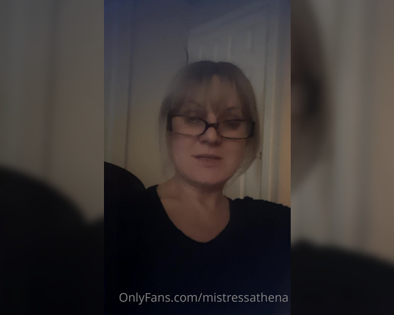 Mistress Athena aka mistressathena OnlyFans - Mistress update in sexy glasses New year lots to do things to change Im still here watching