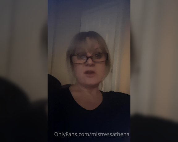 Mistress Athena aka mistressathena OnlyFans - Mistress update in sexy glasses New year lots to do things to change Im still here watching