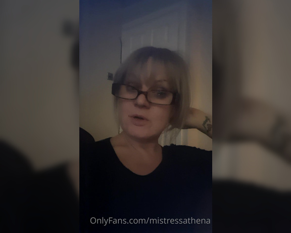 Mistress Athena aka mistressathena OnlyFans - Mistress update in sexy glasses New year lots to do things to change Im still here watching