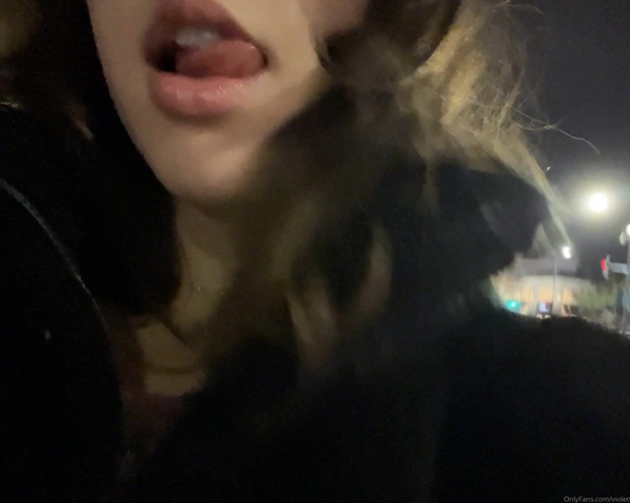 Princess Violette aka violette OnlyFans - I made 10k draining bitches while walking around and having dinner in bev hills last night