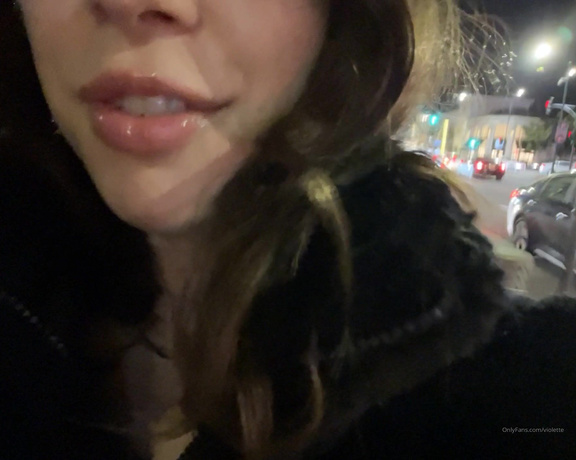 Princess Violette aka violette OnlyFans - I made 10k draining bitches while walking around and having dinner in bev hills last night