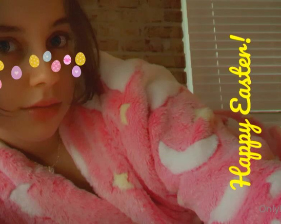 Princess Violette aka violette OnlyFans - A cozy nite in wprincess happy Easter pets