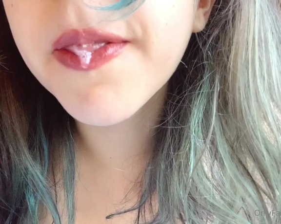 Princess Violette aka violette OnlyFans - Open up, bitch Worship my holy spit and mesmerizing lips