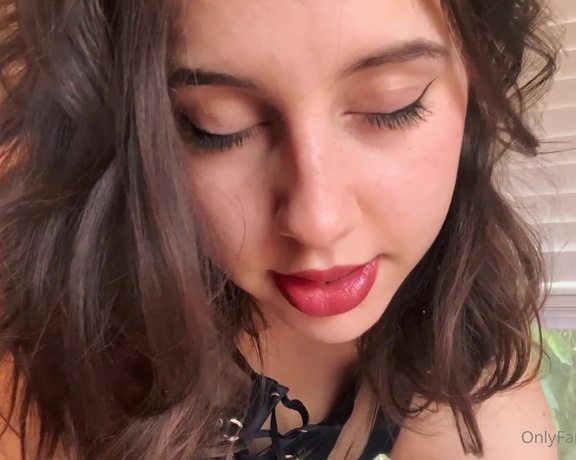 Princess Violette aka violette OnlyFans - Would you eat your cum for me Using special tactics little slave bitch Markus just cant