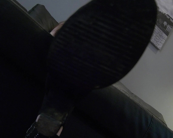 Abbie Cat aka abbiecat OnlyFans - You have to obey!  Boot worship, dirty soles cleaning with tongue I came back home