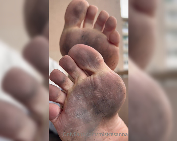 Mistress Anna aka mistresanna OnlyFans - Dirty feet Pov Video