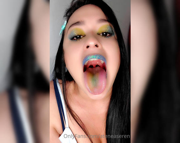 Atenea Seren aka ateneaseren OnlyFans Video - Me chupo una paleta a tu nombre cariño