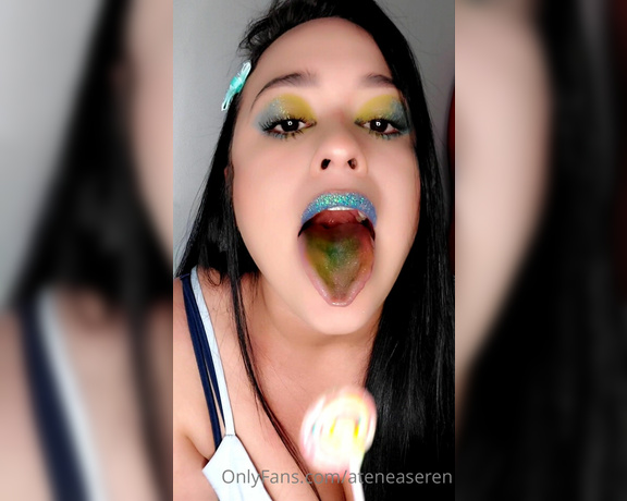 Atenea Seren aka ateneaseren OnlyFans Video - Me chupo una paleta a tu nombre cariño