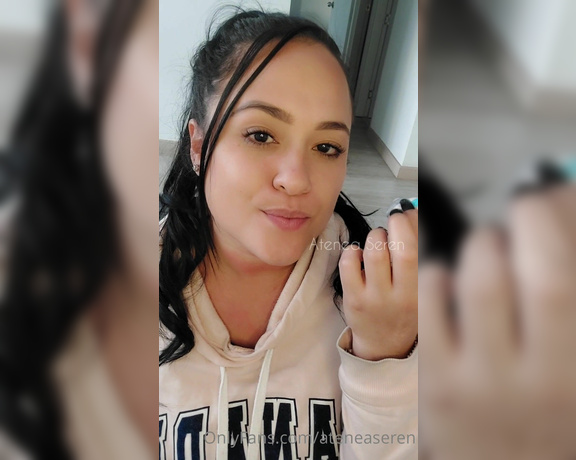 Atenea Seren aka ateneaseren OnlyFans Video - I know you want to see me play with a marshmallow and swallow it with my