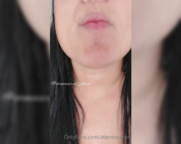 Atenea Seren aka ateneaseren OnlyFans Video - oh yum squash a little gummy bear and spit it out swallowing it