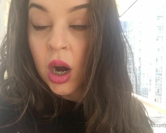 Goddess Allie James aka yongegoddess OnlyFans Video - Humiliating my pet _ loved my makeup, dont you think I look gorgeous while being so