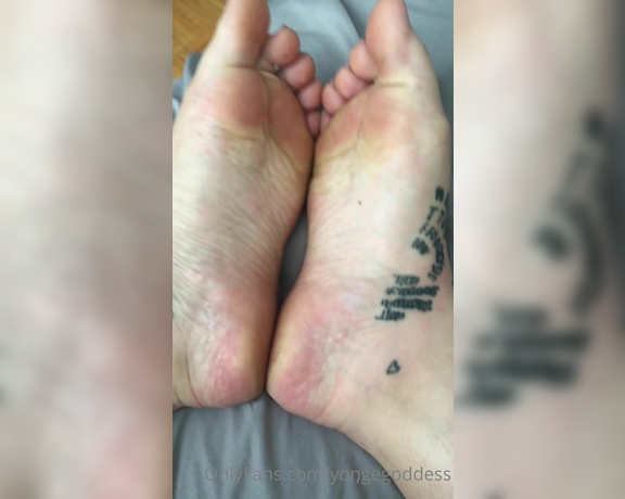 Goddess Allie James aka yongegoddess OnlyFans Video - Dirty Summer Foot Worship Wheres all my Foot Lovers  Heres a tease of a foot