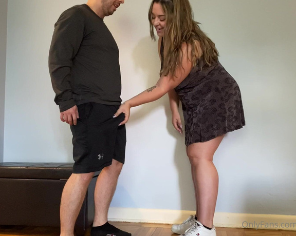 Goddess Allie James aka yongegoddess OnlyFans Video - My first ever ball busting scene and I loved it My strong legs were meant to