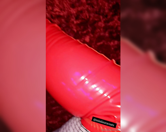 Miss Laura aka mistresslaura11 OnlyFans - Full clip  Total PVC tease! Lay back relax and goon to the sexy PVC encasing