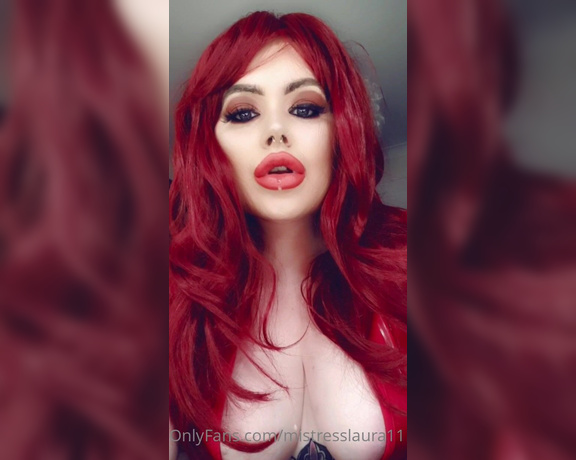 Miss Laura aka mistresslaura11 OnlyFans - Full clip  SPITTING GODDESS  Watch and open wide your bitch hole as