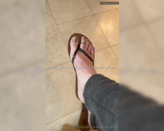 TheGingerDream aka theginger_dream OnlyFans - A little flip flop tease at work