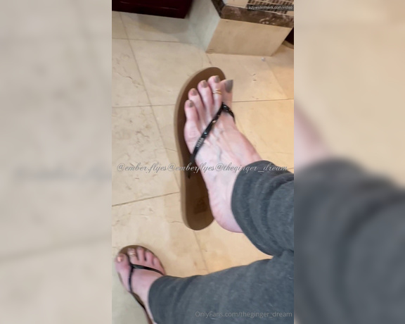 TheGingerDream aka theginger_dream OnlyFans - A little flip flop tease at work