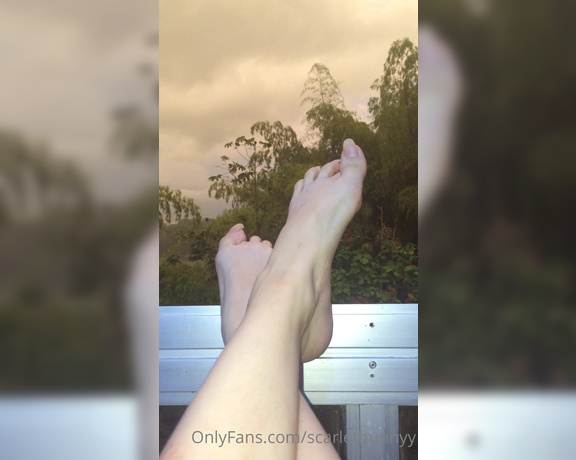 ScarletBunny aka scarletbunnyy OnlyFans - #long toenails #ScarletBunny #OnlyFans #feet #toes