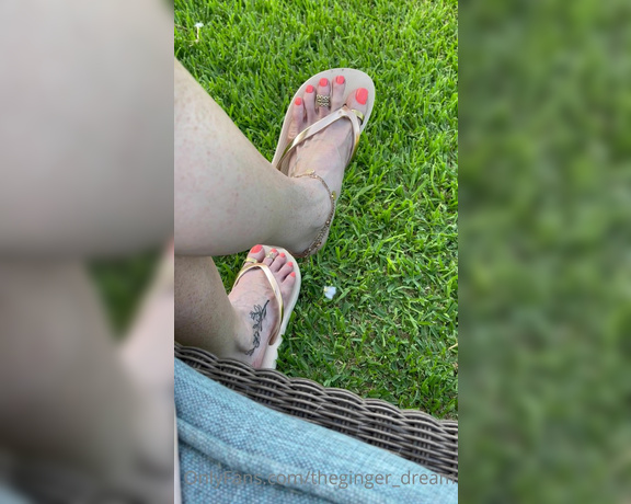 TheGingerDream aka theginger_dream OnlyFans - Flip flop dangle i was thinking about how hard I was going to make you while