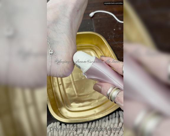 TheGingerDream aka theginger_dream OnlyFans - Love my electric callus remover  It makes my soles so smooth and creates so much