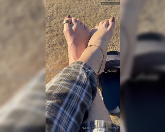 TheGingerDream aka theginger_dream OnlyFans - Sock removal showing off the new pedi